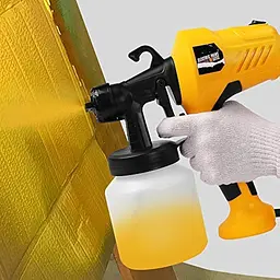 Електричний розпилювач для фарби Electric Paint Sprayer 500 Вт ручний прилад пульверизатор, розпилювач 800 мл краскопульт 3 ступеня розпилення - мініатюра 2