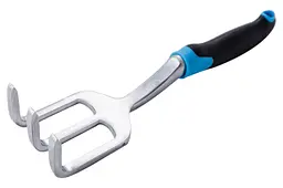 Граблі штирьові садові MasterTool 290 x 70 мм алюмінієві - мініатюра 3