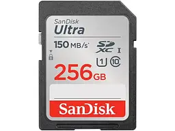 Карта пам'яті SanDisk Ultra SDXC UHS-I 256 GB (SDSDUNC-256G-GN6IN)