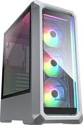 Корпус Cougar Archon 2 Mesh RGB White, без БЖ, Mid Tower, ATX/Micro ATX/Mini ITX, 1xUSB 2.0, 2xUSB 3.0, 3x120 мм ARGB Fan, скляне вікно - мініатюра 2