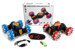 Машинка на радіокеруванні трюкова акумуляторна перевертень Mobile Gesture Sensing Mini Stunt Car CV8818-88A, в коробці р.26,5x20,5x9,5см YG Toys