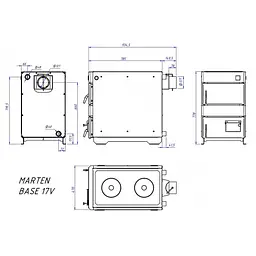 Твердопаливний котел Marten Base MB-17v - мініатюра 8