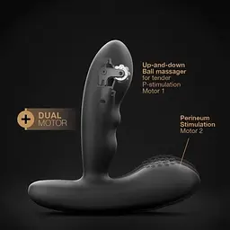 Масажери простати Dorcel P-Stroker з пультом ДК підігрівом і точковим масажем, два мотори - мініатюра 6