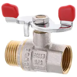 Кран кульовий Waterpro 1/2" ГШМ (сталева метелик) WP2907