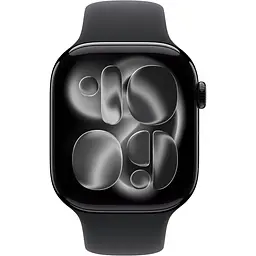 Смарт-годинник Apple Watch Series 11 GPS 46mm Jet Black Aluminum Case with Black Sport Band S/M (MEUW4) [145286] - мініатюра 2
