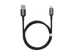 Кабель Proove Dense Metal Lightning 2.4A 1m Black (CCDM20001101) - мініатюра 3