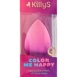 Спонж для макіяжу Killys Color Me Happy 3D рожевий (500524) - мініатюра 2