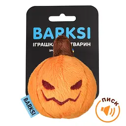  Іграшка для собак Barksi Гарбузик з пищалкою   - мініатюра 2