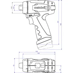 Дриль-шуруповерт Metabo PowerMaxx BS Basic (600984000) [135539] - мініатюра 5