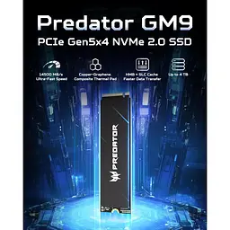 SSD накопичувач Acer Predator GM9 1TB (BL.9BWWR.136) [142399] - мініатюра 2