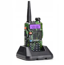 Портативна рація Baofeng UV-5R FM радіо + ліхтарик (Камуфляж)