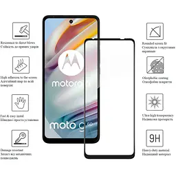 Скло захисне Drobak Motorola G60S (Black) (444474) - мініатюра 2