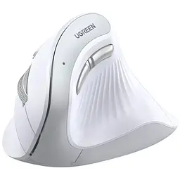 Бездротова миша UGREEN MU008 2.4 GHz і Bluetooth вертикальна (UGR-45759) біла - мініатюра 5