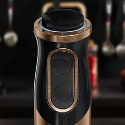 Міксер Tefal блендер заглибний Quickchef 1000Вт 3в1 чаша-800мл чопер-500мл турборежим чорно-бронзовий - мініатюра 5
