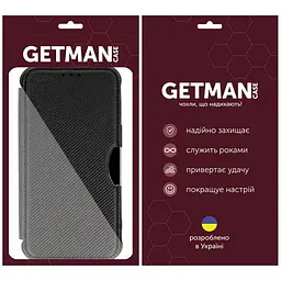 Шкіряний чохол-книжка GETMAN Razor (PU) для Samsung Galaxy A36 5G / A56 5G Black - мініатюра 6