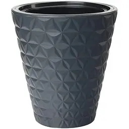 Горщик для квітів Form-Plastic Diamant-40 32 л антрацит (2920-014)