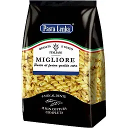 Макаронні вироби PASTA LENKA 800г "Спіраль двопроменева"