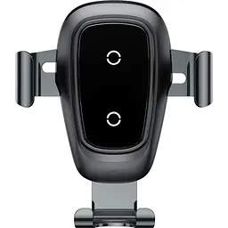 Автомобільний тримач холдер із БЗУ Baseus Wireless Charger Explore Gravity Car Mount WXYL-K01 Black - мініатюра 3