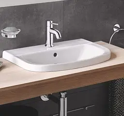 Раковина Grohe Bau Ceramic 55 см вбудованого монтажу 39422000, Білий - мініатюра 3
