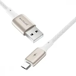 Кабель Proove Dense Metal USB to Micro USB 2.4A (1m) white (CCDM20001302) - мініатюра 2