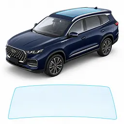 Антигравійна захисна бронеплівка за лекалами для Chery Tiggo 8 Pro I facelift 2023- зона даху