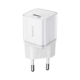 Мережевий зарядний пристрій Baseus GaN5S Fast Charger 1C 30W EU Moon білий - мініатюра 3