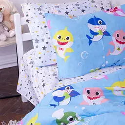 Комплект постільної білизни MirSon Kids Time 17-0522 Sharks are fun дитячий - мініатюра 7