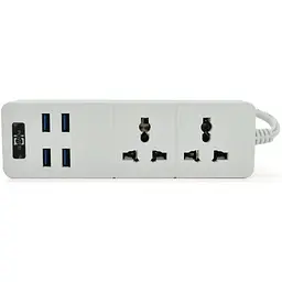 Мережевий фільтр живлення Voltronic TВ-Т07, 2роз, 4*USB White (ТВ-Т07-White)