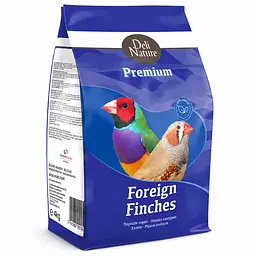 Повнораціонний корм для тропічних птахів, в`юрків Deli Nature Premium Foreign Finches 1 кг 28224