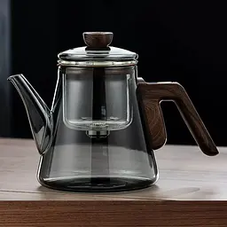 Чайник для заварювання TeaPot D-24C 800ml Transparent gray - мініатюра 2