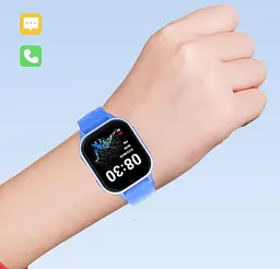 Дитячий смарт годинник Lemfo DF89 на Android 8.1 з 16GB пам'яті, GPS трекером, SIM-картою, прослуховуванням та TikTok, YouTube, Instagram, Google До 5 днів роботи Синій - мініатюра 7
