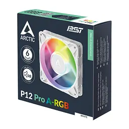 Корпусний вентилятор 120 мм Arctic P12 Pro ACFAN00311A A-RGB/White - мініатюра 8