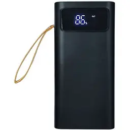 Зовнішній акумулятор (Power Bank) XO PR142 (30000 mAh Black)