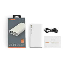 Повербанк 20000mAh Videx VPB-320 22.5W White (VPB-320-W) - мініатюра 5