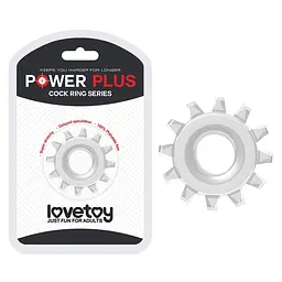 Ерекційне кільце Lovetoy Power Plus, 1,6 см (прозорий) - мініатюра 6