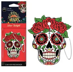 Ароматизатор для авто Aroma Car Cellulose Dia De Los Muertos Silver Tatoo (83118)