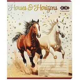 Упаковка зошитів ZiBi Kids Line Horses 24 аркуші в клітинку 20 шт. (ZB25.1770K) - мініатюра 3