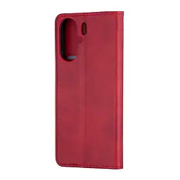 Чохол-книжка Premium Xiaomi Redmi 13C 4G/Poco C65 4G Dark Red - мініатюра 3