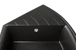 Кухонна мийка гранітна Miraggio Europe black 1100x575x205 00207207, Чорний - мініатюра 4