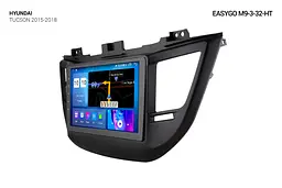 Штатна автомагнітола EasyGo M9-3-32-HT Hyundai Tucson 2015-2018 - мініатюра 3