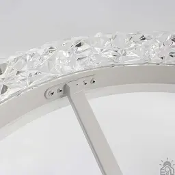 Смарт люстра керована світлодіодна STELLA C ICE 90 Вт 500x215 мм Бiла ESLLSE - мініатюра 7