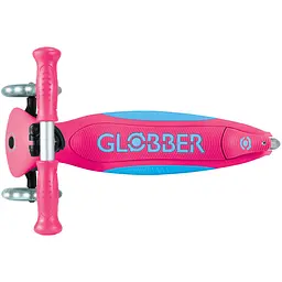 Самокат Globber Elite Lights 3+ колеса з підсвіткою 50 кг фуксія (439-610-3) - мініатюра 6