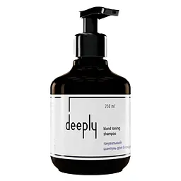 Тонувальний шампунь для блонду deeply blond toning shampoo 250 мл