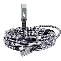 Кабель Oculus Link USB-C 3.2 Type-C Quest 2/3/Pro Pico 4 5 м Сірий (CC-5mGS) - мініатюра 3