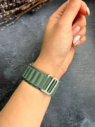 Універсальний ремінець для смарт-годинників Alpine Loop Band 20mm Green [84259] - мініатюра 3