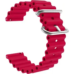 Універсальний ремінець для смарт-годинників Ocean Band 20mm Wine Red [84716] - мініатюра 1