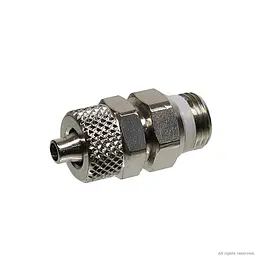 Фітинг з 1/8 під шланг 4/6 мм Camozzi 1511 6/4 - 1/8 (1511 6/4-1/8) - мініатюра 1