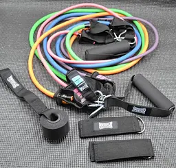 Набір трубчастих еспандерів PowerPlay PP-4102 Expander Set 5 шт (до 35 кг.) (PP-4102_5set) - мініатюра 9