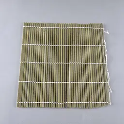 Килимок для суши/ролів бамбук зелений 24x24 см (100 шт) - мініатюра 3