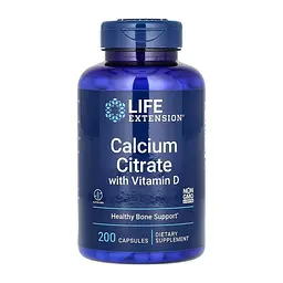 Кальцій Life Extension (Calcium Citrate with Vitamin D) - 200 капсул